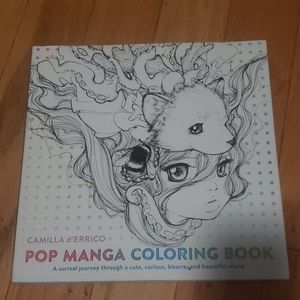 Pop Manga Coloring Book